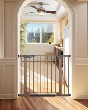 29.7-40.6" Wide Baby Gate for Stairs, Mom's Choice Awards Winner-Self Closing...