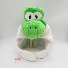 Yoshi Head G226 Super Mario Bros Bandai Nintendo Plush Hat 22" Toy Doll Japan
