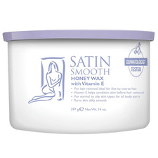 Satin Smooth Honey Wax Vitamin E Hair Removal Wax For Sensitive Skin Full Body