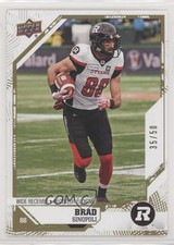 2019 Upper Deck CFL Gold 35/50 Brad Sinopoli #134 0c3