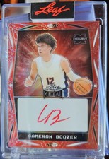 2025 Metal CAMERON BOOZER RC AUTO Sp On Card #152/199 Autograph Refractor Rookie. rookie card picture