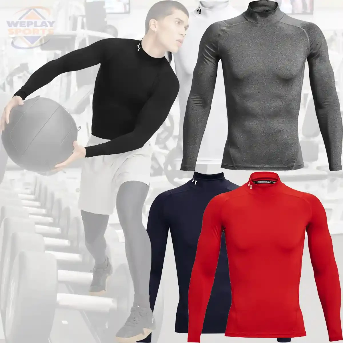 Under Armour Compression Heatgear Long Sleeve Compression Mock Shirt 1369606