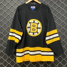 (L) Vintage 1990’s Starter Boston Bruins Hockey Jersey