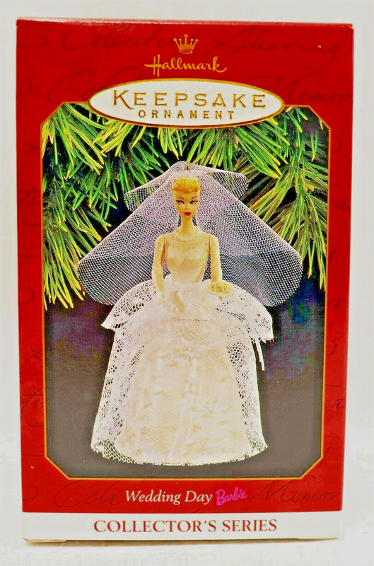 1997 Barbie Wedding Day Hallmark Keepsake Ornament 4th in The Series