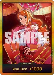 One Piece TCG Nami Gold DON!! Card EB-03 Heroines Edition