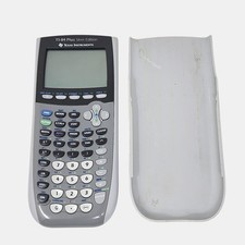 Texas Instruments TI-84 Plus Silver Edition Graphing Calculator USB Cover Tested