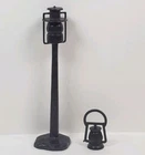 2 Vintage Lamps 1950s Marx Western Playset Replacement Dollhouse Furniture