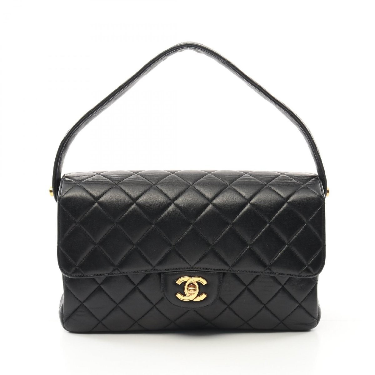 Chanel Double Face Matelasse Lambskin Handbag in Black 849888