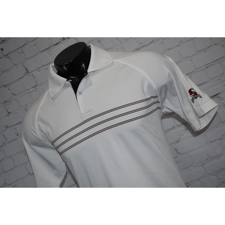 Camisa polo de golf Adidas para hombre talla mediana poliéster rendimiento agua dulce  Foto 3 de 4