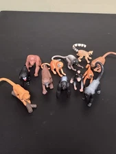 Safari Ltd Lot of 12 Mini Animal Figures - Monkeys Gorillas Primate