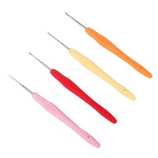 4pcs Small Sizes Crochet Hooks, 1.0mm, 1.25mm, 1.5mm, 1.75mm Lace Crochet Hoo...