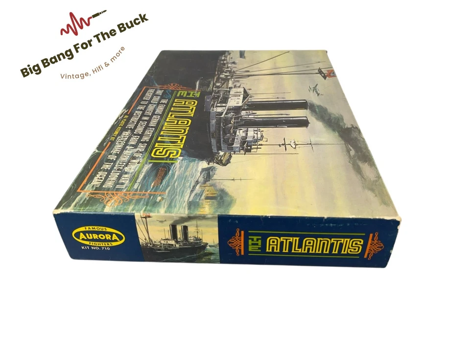 The Atlantis Famous Aurora Fighters Kit No 710 (1963) Vintage Modellbausatz OVP - Bild 4 von 4