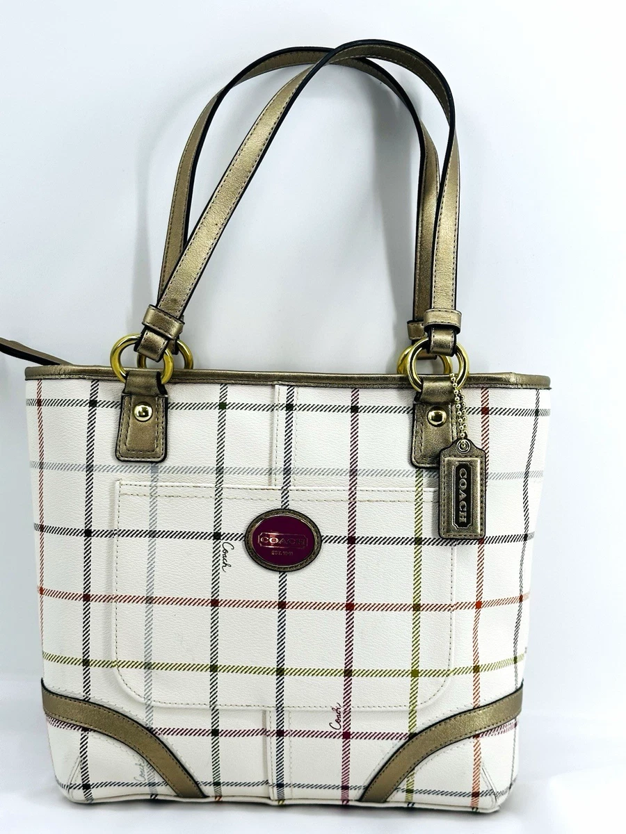 Coach Zip Plaid Bags & Handbags for Women for sale | eBay