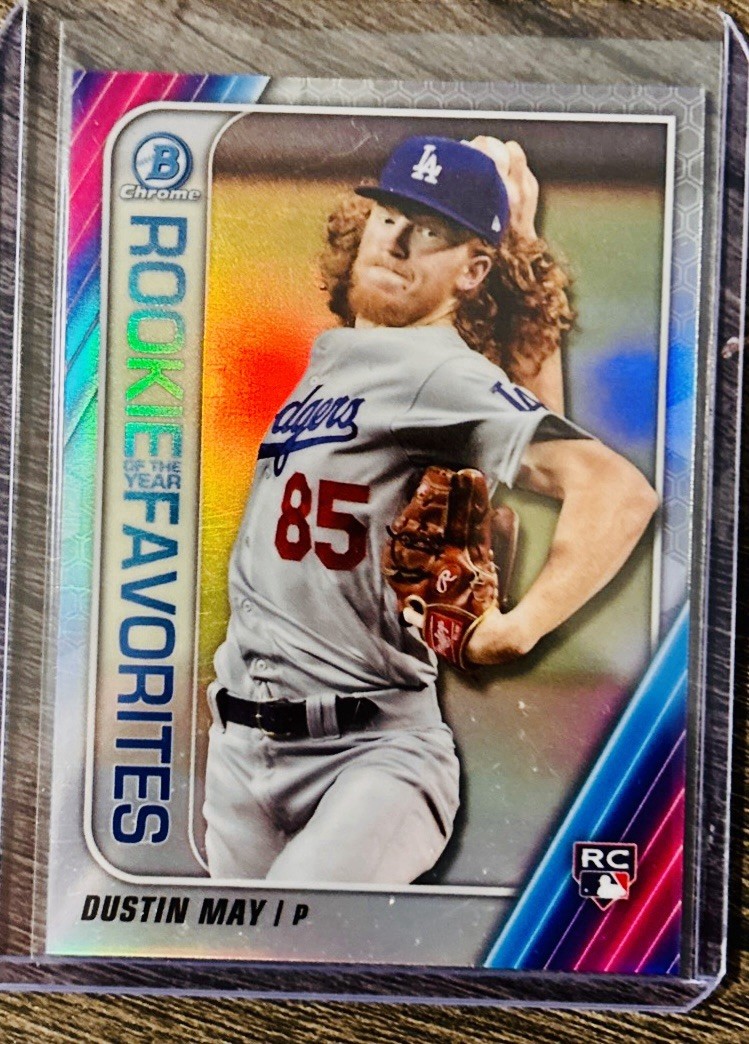 2020 Bowman - Rookie of the Year Favorites Chrome Dustin May #ROYF-DM (RC)