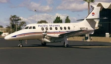 BAE Jetstream 31 Pacific Skyway Desk Wood Airplane New Model Small Scale 1/72