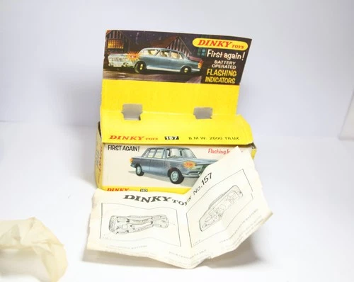 Dinky 157 BMW 2000 Tilux EMPTY Original Box - Vintage