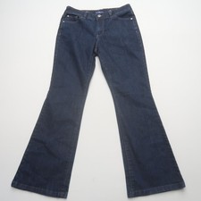 Bandolino Womens Bootcut Jeans Size 10 Dark Wash Mid Rise Stretch 31"L