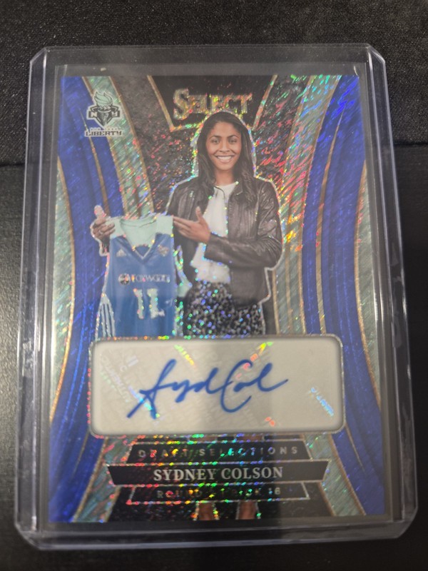 2025 Panini Select - Sydney Colson #DSS-SC Auto Blue Shimmer /13 FOTL