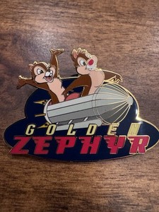 Disney Chip Dale Golden Zephyr Attraction Pin Disney California Adventure 2003