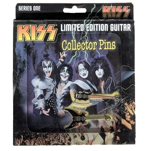 KISS Limited Edition Guitar Collectors Pins Box Set 2003 - Picture 1 of 4