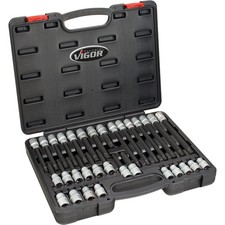 Vigor V2201 1/2" RIBE Schraubendreher-Eins&auml;tze 32-teilig