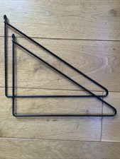 String Regal Leiter Leiterregal Regalsystem schwarz 2 Stück 30cm MidCentury 60er