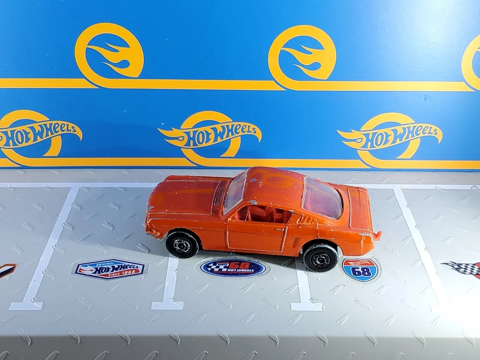 Lesney Matchbox Superfast Mustang No.8 Rare Burnt Orange With Red Interior. - Image 2 of 3