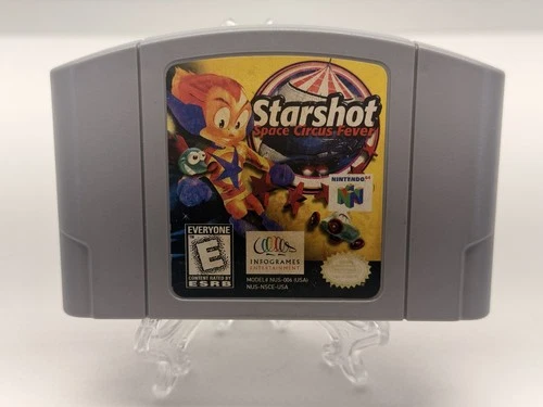 Starshot Space Circus Fever 1999 Authentic Game Only (Tested) Nintendo 64 N64