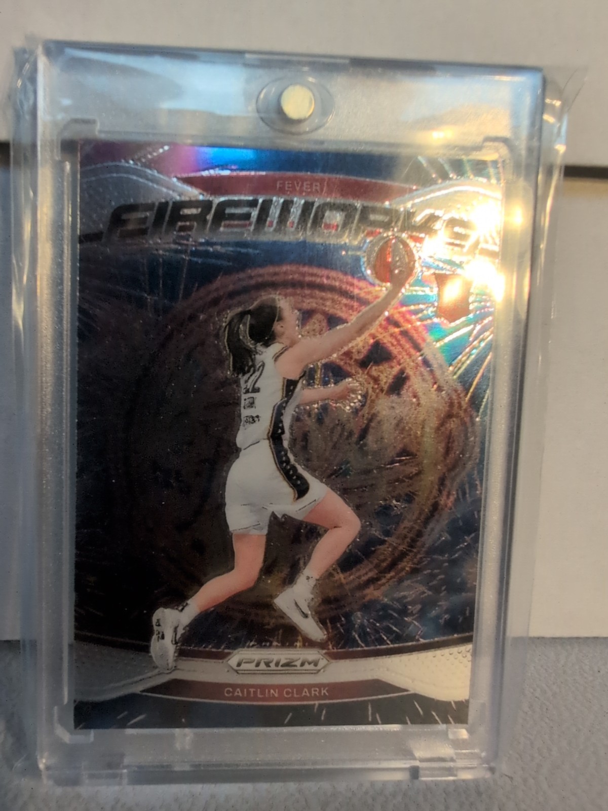 2024 Panini Prizm WNBA Fireworks Caitlin Clark Rookie #13 Fever