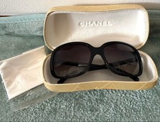 CHANEL Sunglasses Cocomark White Ribbon Women's Auth from JAPAN