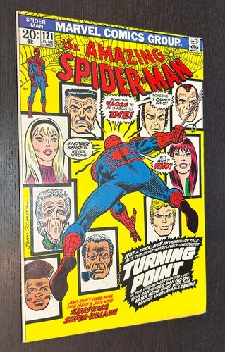 AMAZING SPIDER MAN #121 (Marvel Comics 1973) -- Death Gwen Stacy -- Strong FN/VF