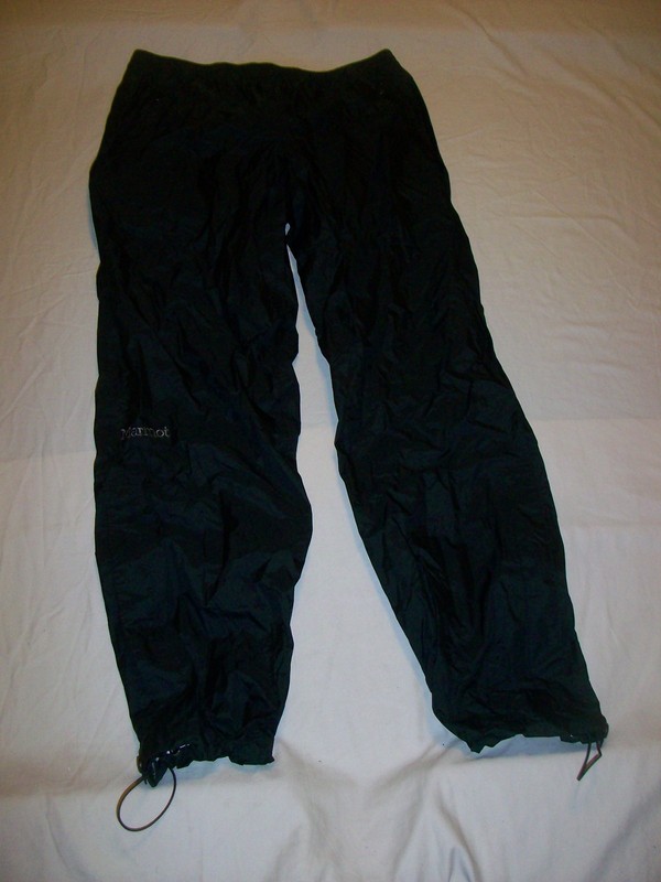 MARMOT PRECIP WATERPROOF PANTS MENS LARGE MARMOT HIKING PANTS NICE!