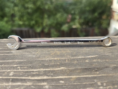 #ad Sears Craftsman 15mm Wrench 33063 D AB RATCHET OPEN END Combination $11.99