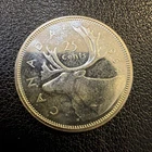 Canada 1964 - 25 Cent Quarter Canadian Coin - 80% Silver Ka102