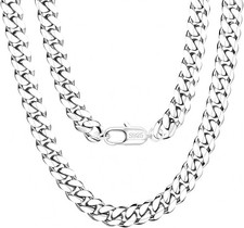 925 Silver Chain for Men 5mm/7mm/9mm Cuban Link Chain Necklace Mens Jewelry Gift