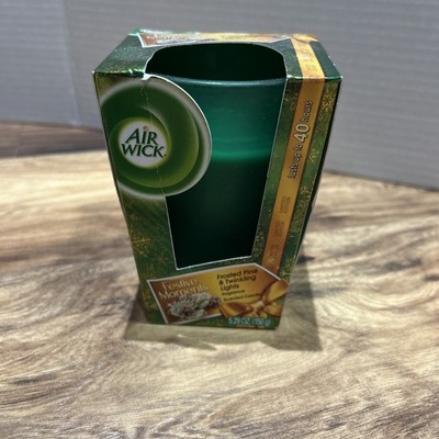 1 Air Wick FROSTED PINE & TWINKLING LIGHTS Scented 1 - Wick Candle 5.29 oz