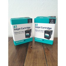   Inkjet Cartridge  Replaces HP  61 Black 2 pack Wexford