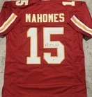 PATRICK MAHOMES Signed Kansas City Chiefs NFL CUSTOM JERSEY COA FAST SHIPPING‼️