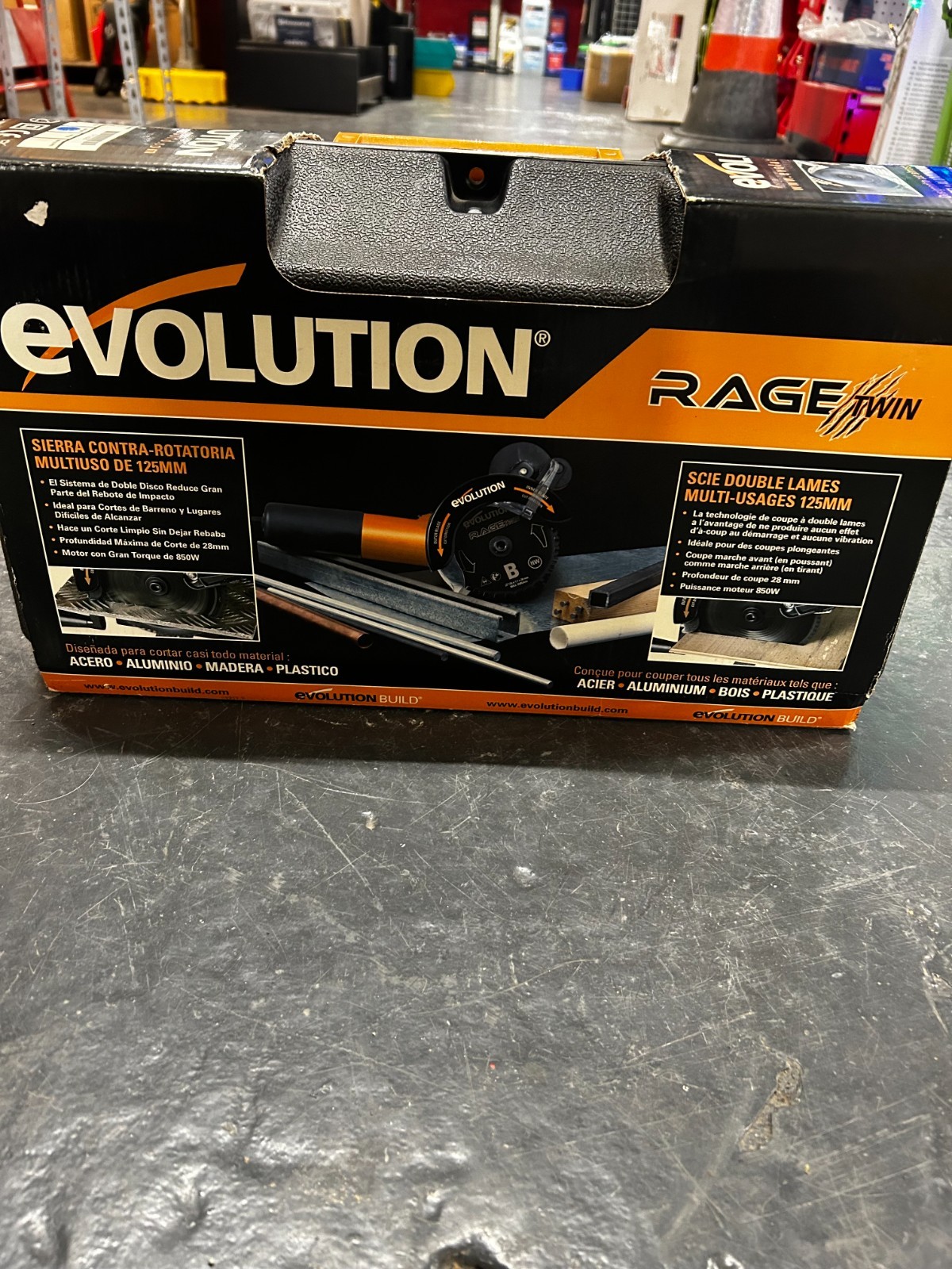 Evolution Rage Circular Saw 125mm 240v