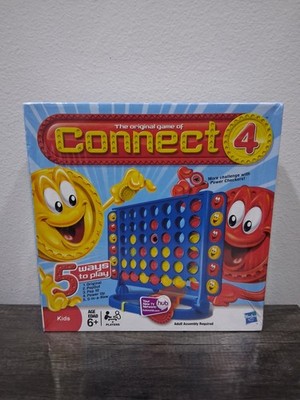 The Original Game Of Connect 4 By Hasbro With 5 Ways To Play & Power Checkers 