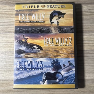 Free Willy - Triple Feature DVD (Free Willy 1, 2: Adventure Home & 3: Rescue)