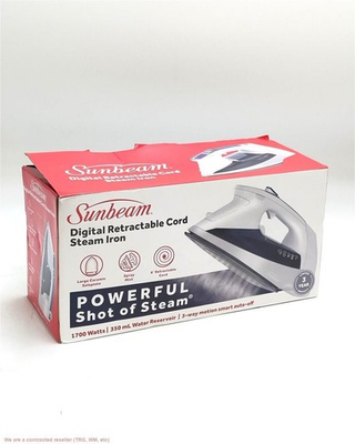 #ad Sunbeam 1700W Digital Pro Steam Iron with Retractable Cord *SEE DETAILS* $33.00