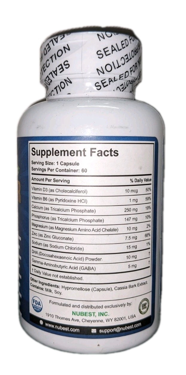 NuBest Grow Power - Healthy  Bone Growth, Bone Strength & Immunity for Age 10+