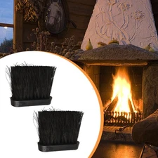 2xFireplace Brush Head Refill For Companion-Set Replacement Spare Hearth Brush