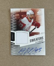 2025-26 SP Game Used Hockey Inked Sweaters Alex DeBrincat Autograph Relic Card