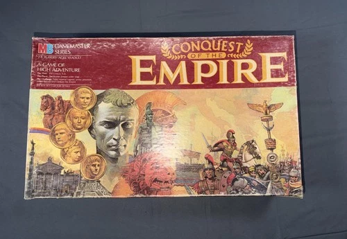 Vintage Conquest Of The Empire Board Game 1984 Milton Bradley Roman War READ