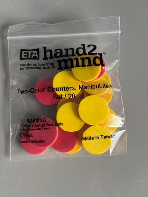 ETA hand2mind Two-Color Counter's, Foam Set/20 Item #77064 Teaching Manipulative