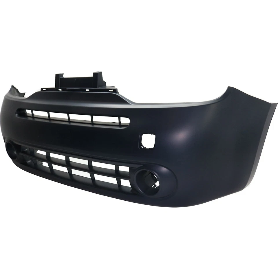 Front Bumper Cover For 2009-2014 Nissan Cube w/ fog lamp holes Primed CAPA - Image 3 of 4