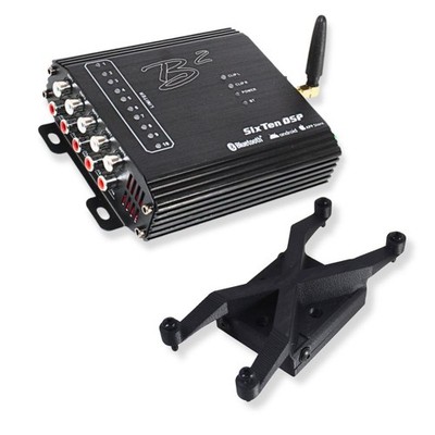 B2 Audio SixTen Black 10Ch Bluetooth DSP 4V 96kHz w Floating Mount Bracket