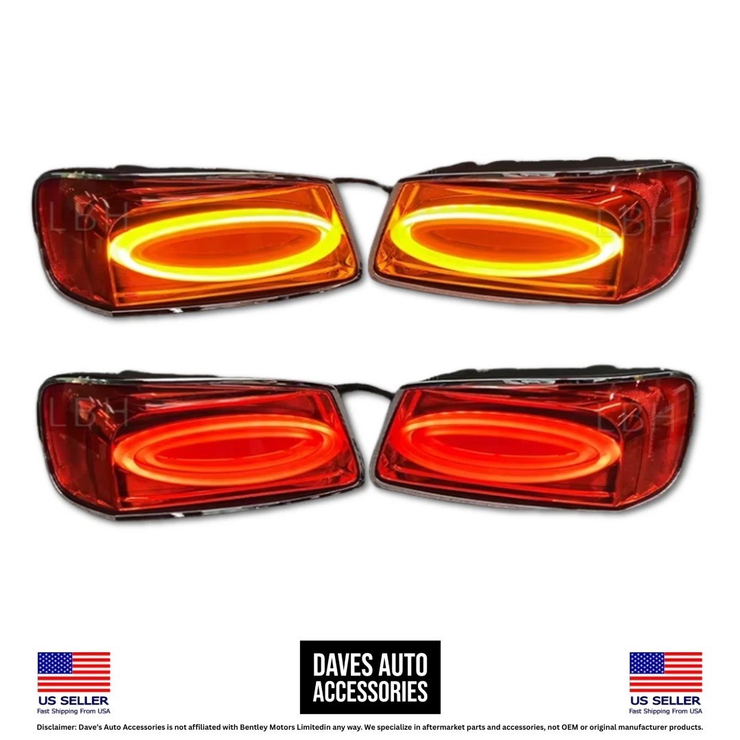 Rear LED Taillights Left Right for Bentley Flying Spur 2014-2018